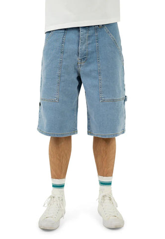 Homeboy work wide denim shorts