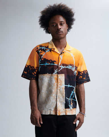 Edwin Laidbug Yushi Arimura patterned men's shirt