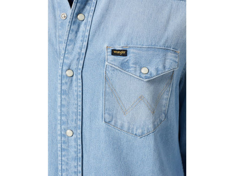 Wrangler Camicia di jeans da Uomo 27MW