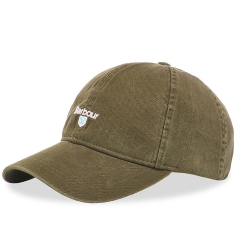 Barbour Olive Green Cascade Sports Cap