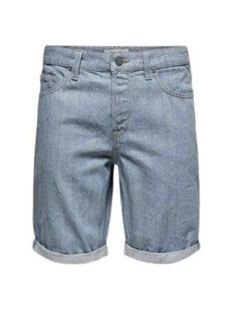 Only & Sons pantaloncino in jeans da uomo Avi Loose