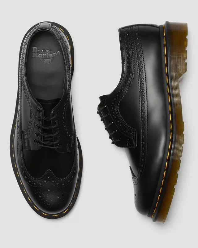 Dr Martens Scarpe brogue in pelle 3989 nera Philosophy Outfitters