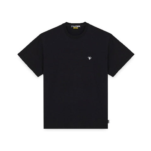 Iuter Men's T-Shirt Heart Logo Black