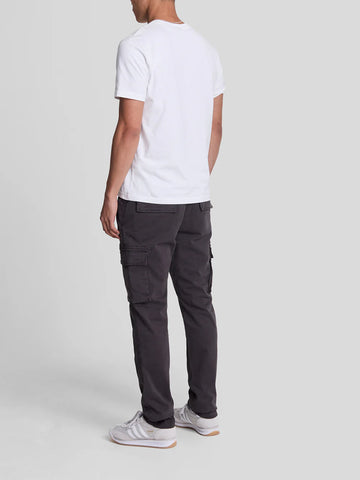 Lyle & Scott Pantalone con Tasconi da uomo Cargo Grigio