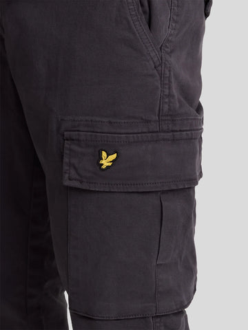 Lyle & Scott Pantalone con Tasconi da uomo Cargo Grigio