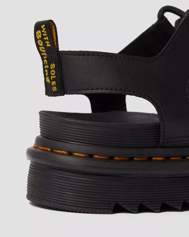 Dr Martens Sandali in pelle da donna Nartilla nero