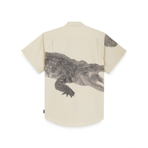 Iuter Men's Crocodile beige shirt