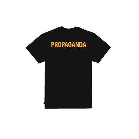 Propaganda Men's Steel Logo T-Shirt black
