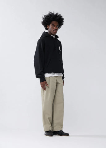 New Amsterdam Felpa Con Cappuccio Uomo Logo nera