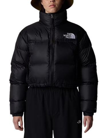 The North Face Giacca piumino corta da donna Nuptse nero