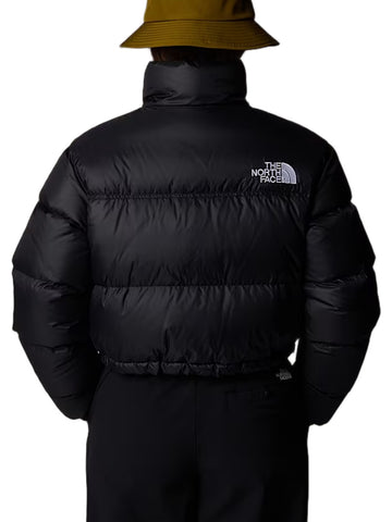 The North Face Giacca piumino corta da donna Nuptse nero