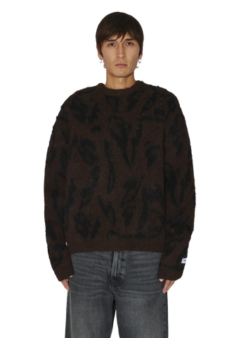Dr Denim Maglia unisex Mic Sweater Black Grey Flower