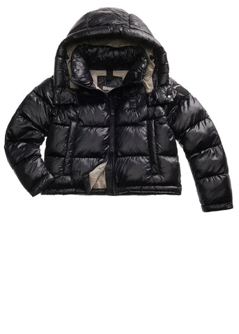 Blauer Giacca Piumino corto da donna Gloria nera