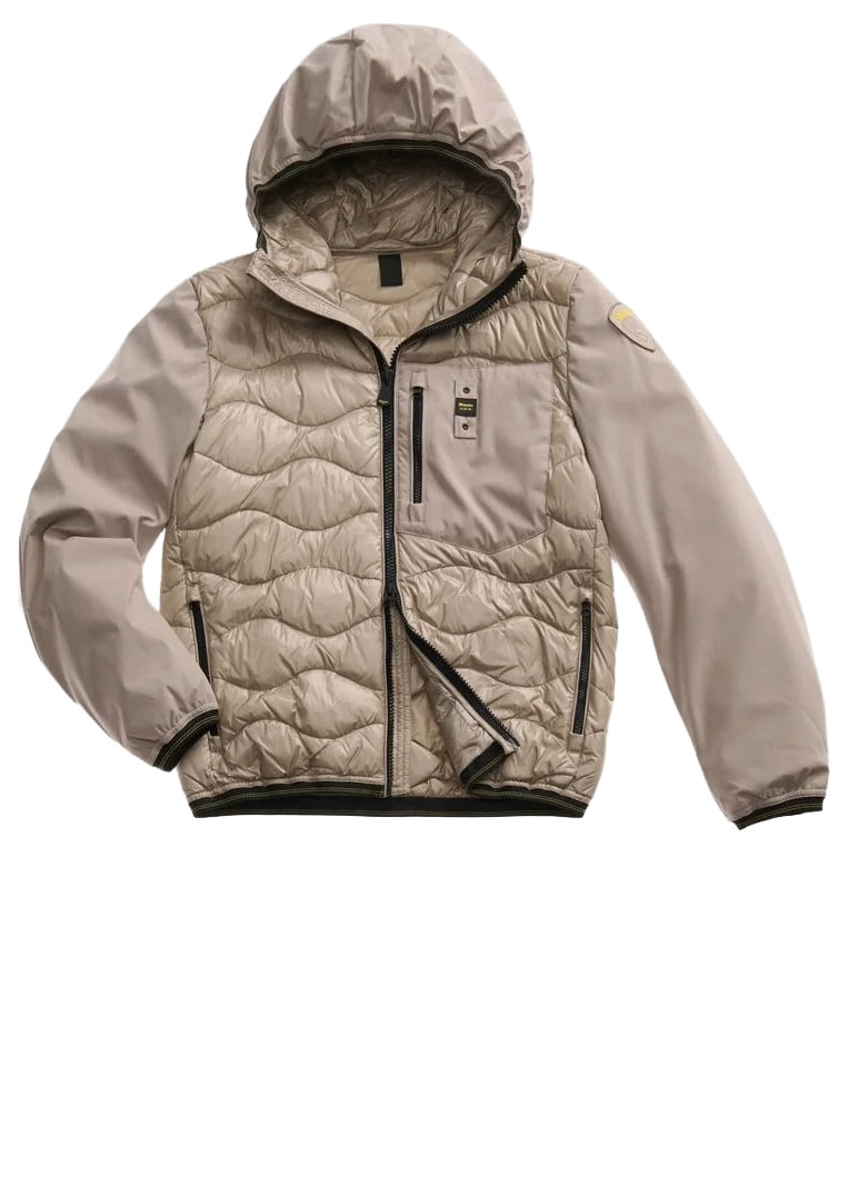 Blauer Giacca Piumino da uomo Albert beige