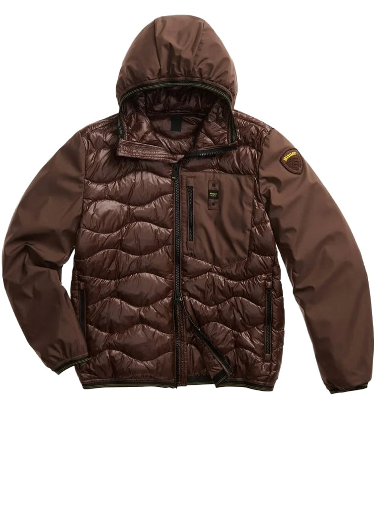 Blauer Giacca Piumino da uomo Albert marrone