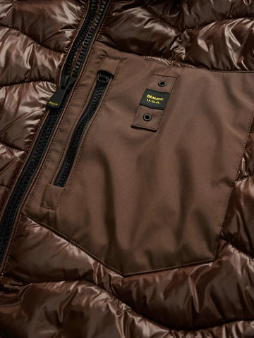 Blauer Giacca Piumino da uomo Albert marrone