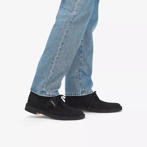 Clarks Scarpa da uomo in pelle scamosciata Desert Boot nera