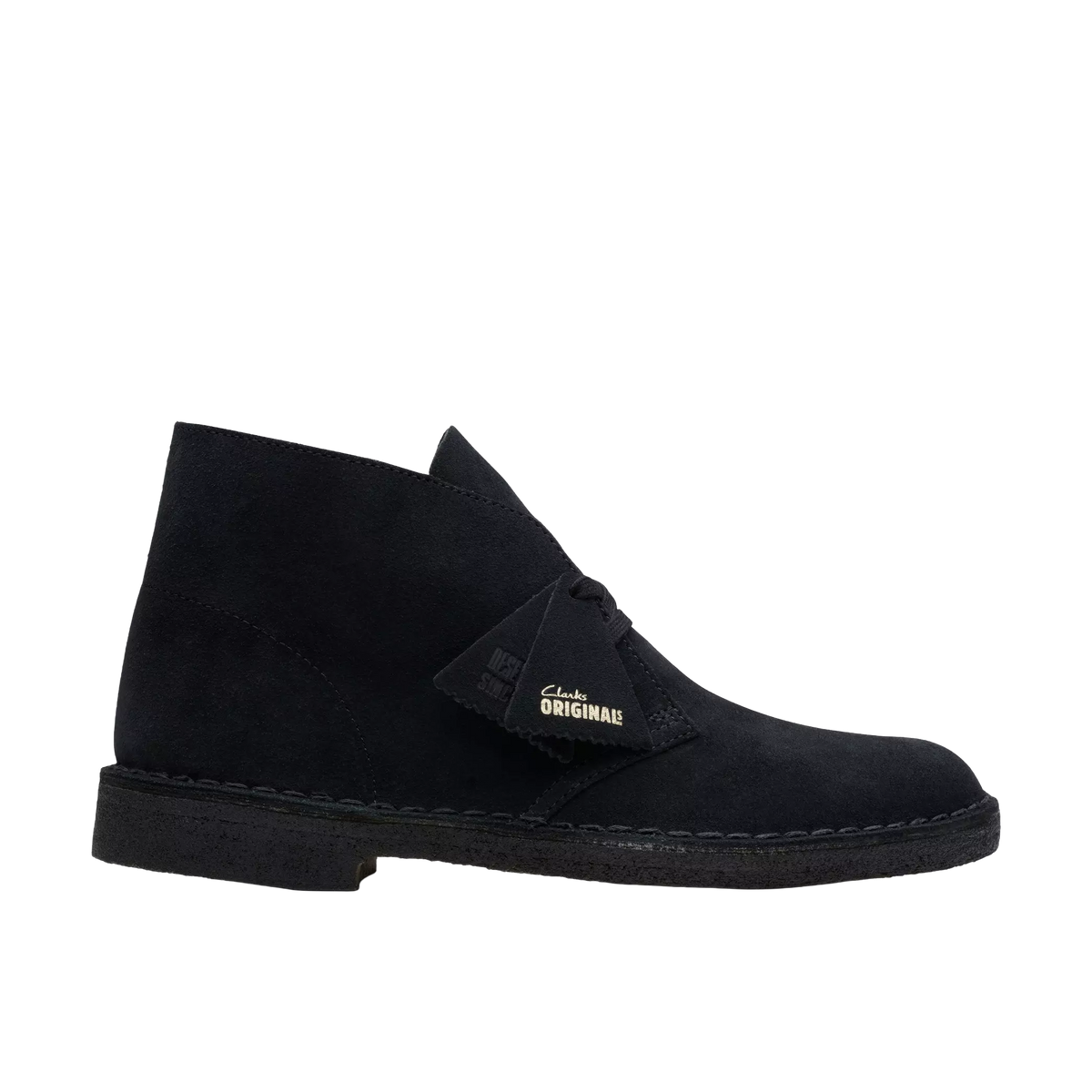 Clarks Scarpa da uomo in pelle scamosciata Desert Boot nera