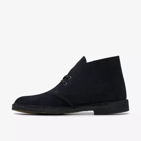 Clarks Scarpa da uomo in pelle scamosciata Desert Boot nera