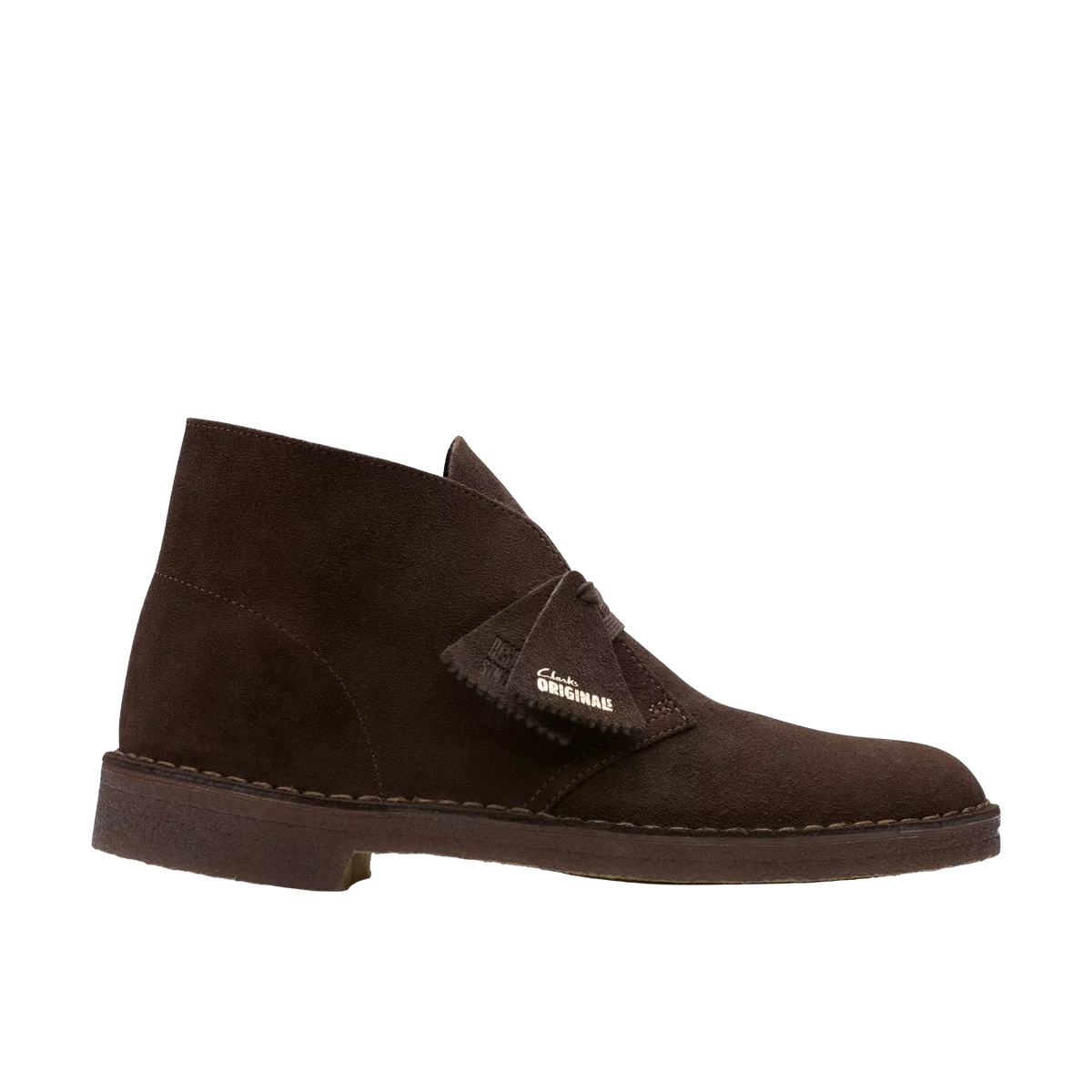 Clarks Scarpa da uomo in pelle scamosciata Desert Boot marrone