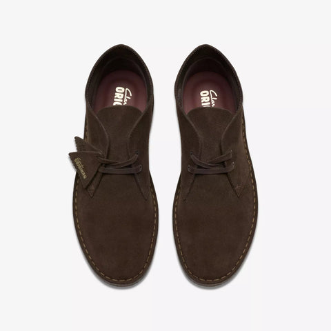 Clarks Scarpa da uomo in pelle scamosciata Desert Boot marrone