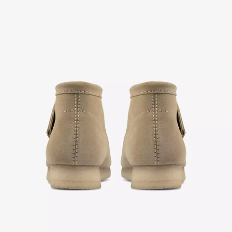 Clarks Scarpa uomo in pelle scamosciata Wallabee Boot beige