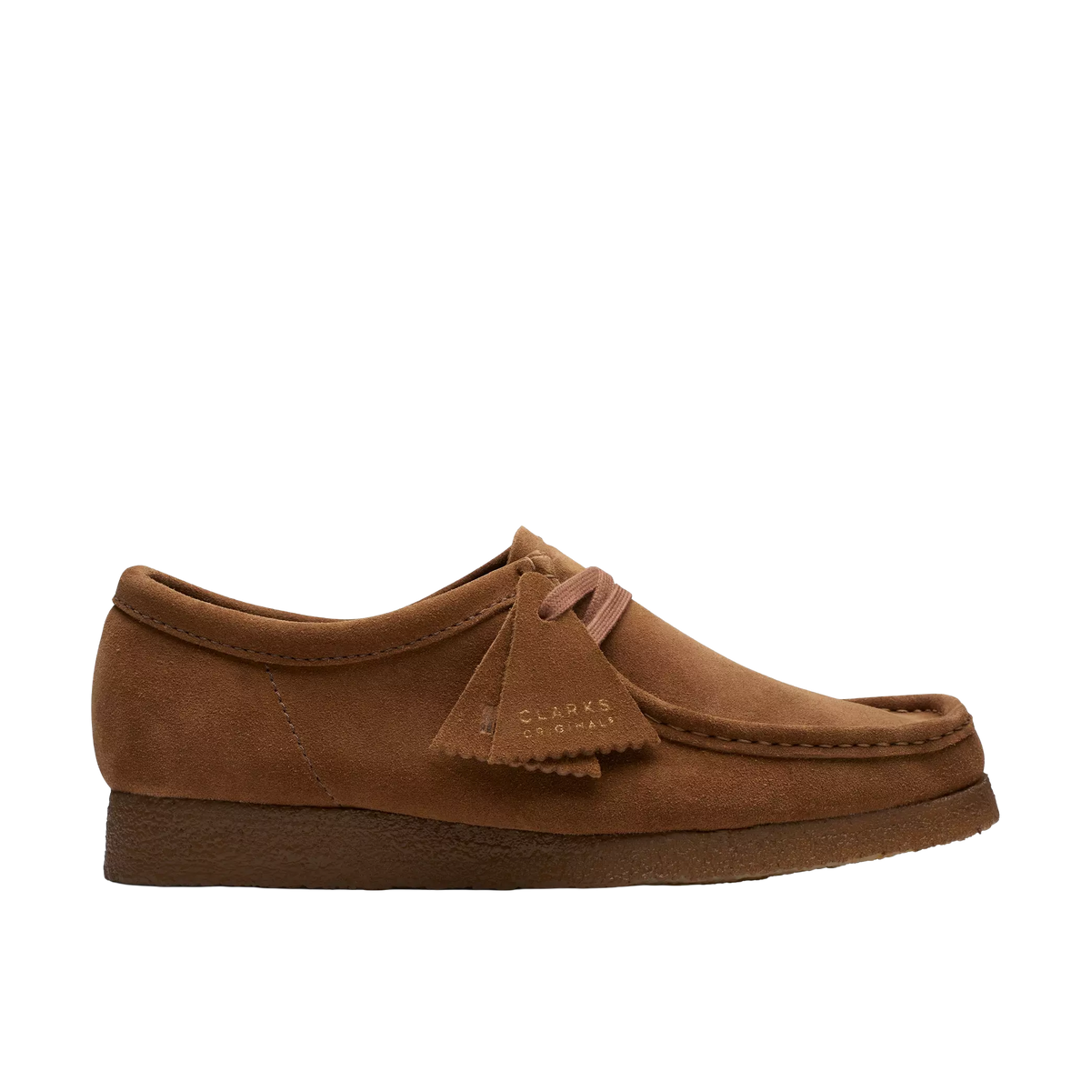 Clarks Scarpa da uomo in camoscio Wallabee marrone