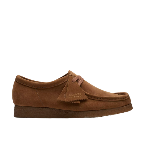 Clarks Scarpa da uomo in camoscio Wallabee marrone