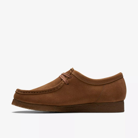 Clarks Scarpa da uomo in camoscio Wallabee marrone