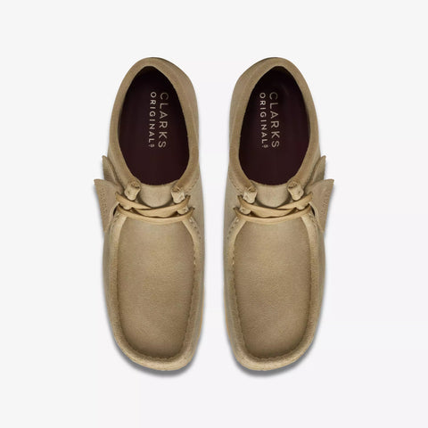 Clarks Scarpa da uomo in pelle scamosciata Wallabee beige