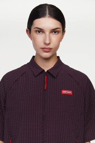 Ssstufff Checked Unisex Short-Sleeve Shirt