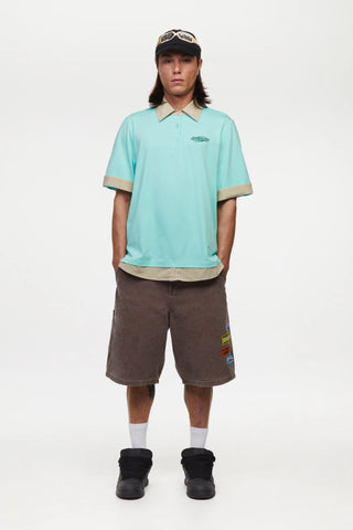 Ssstufff Polo a manica corta unisex Fake