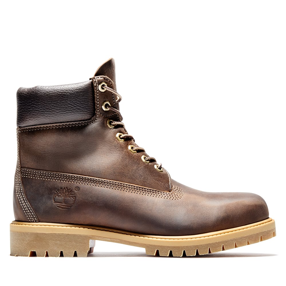 Timberland Stivaletto Stringato Premium 6 inch marrone