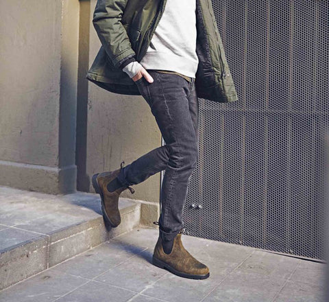 Blundstone Stivaletti da uomo in pelle scamosciata 1615 Original Series