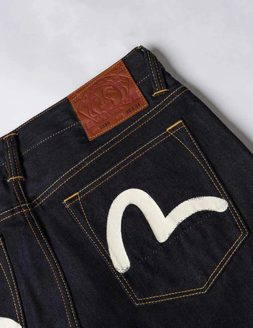 Evisu Jeans da uomo White Seagull Printed Pocket