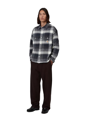 Carhartt Wip Camicia a quadri da uomo Esterson blu