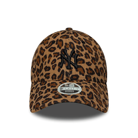 New York Yankees Women's MLB Leopard Cord Beige 9FORTY 60915775