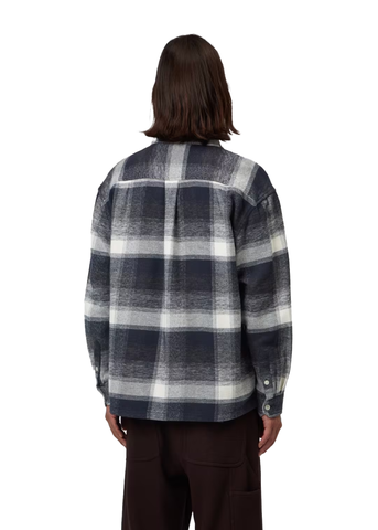 Carhartt Wip Camicia a quadri da uomo Esterson blu