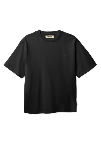 Woodbird T-Shirt da uomo manica corta Baine Base nera