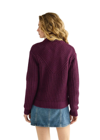 Wrangler Cardigan da donna con bottoni Regular Western