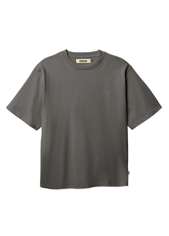 Woodbird T-Shirt da uomo manica corta Baine Base grigia