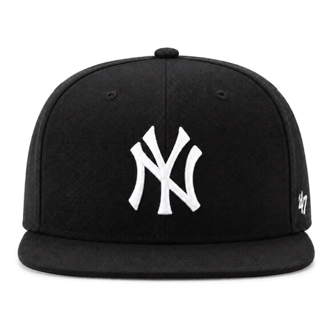'47 Brand Cappellino unisex New York Yankees nero/bianco