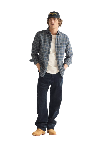 Wrangler Camicia da uomo Regular One Pocket