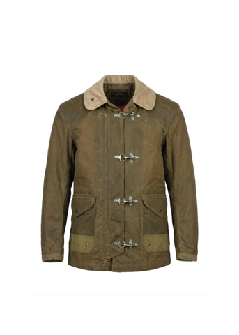 Chesapeak's Giacca da uomo in cotone cerato Fireman Bedford
