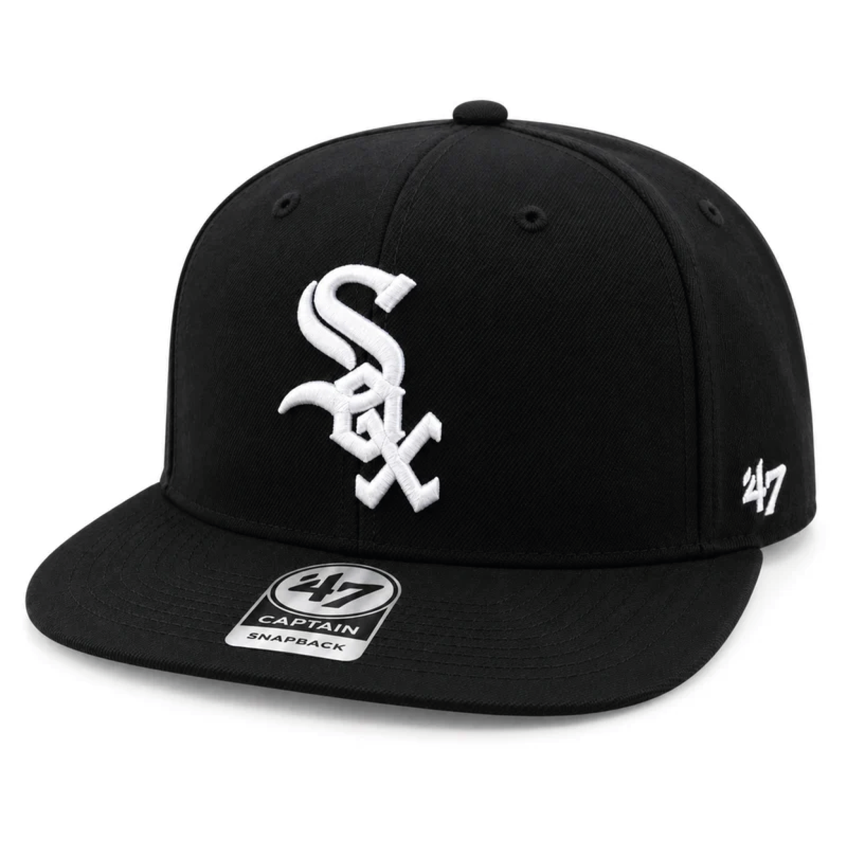 47 Brand Cappellino No Shot 47 Captain Chicago White Sox nero