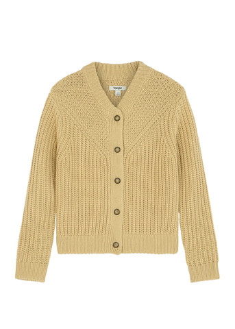 Regular Western Cardigan in Pebble 112386760