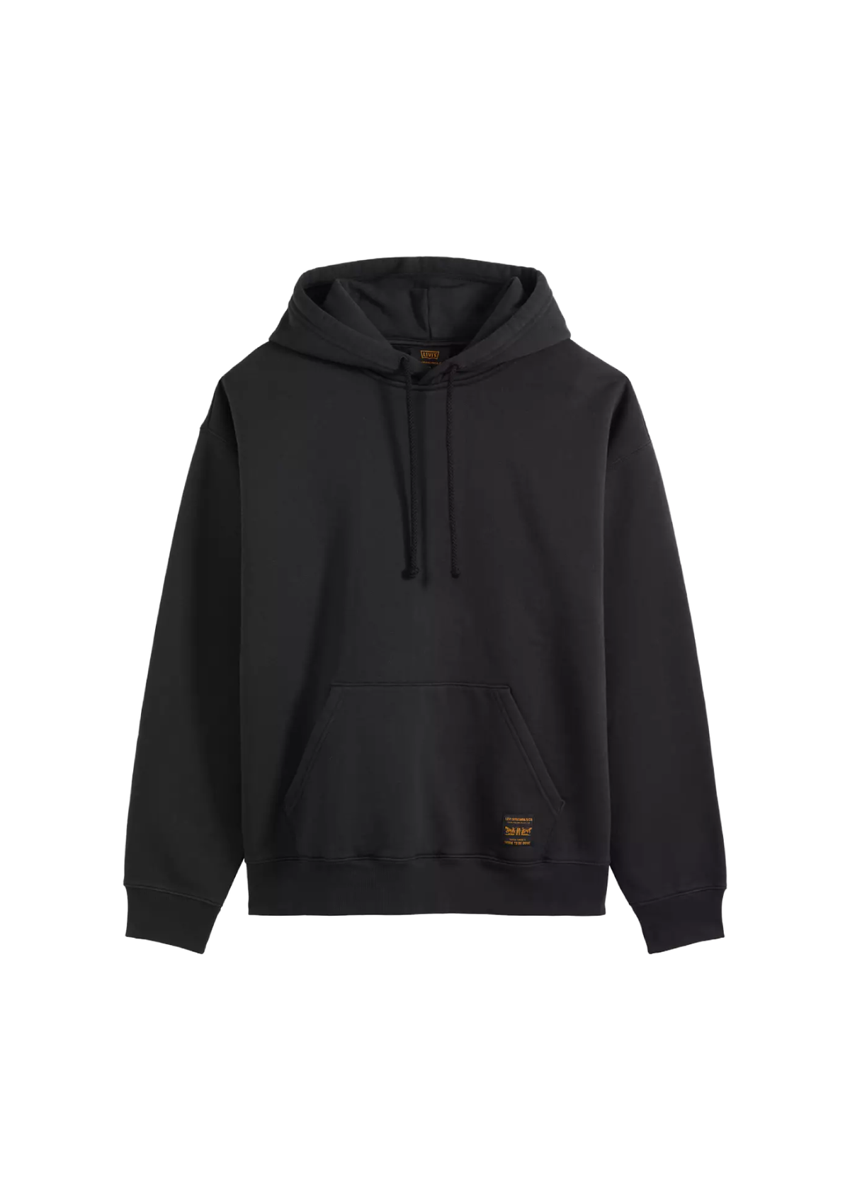 Levi’s Felpa da uomo con cappuccio Workwear nera