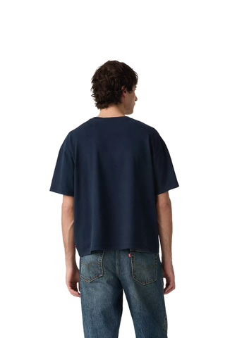 Levi's T-Shirt da uomo manica corta Boxy blu