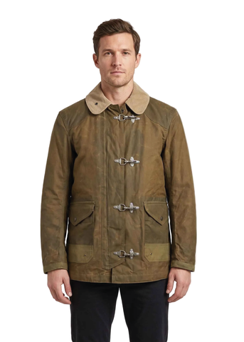 Chesapeak's Giacca da uomo in cotone cerato Fireman Bedford