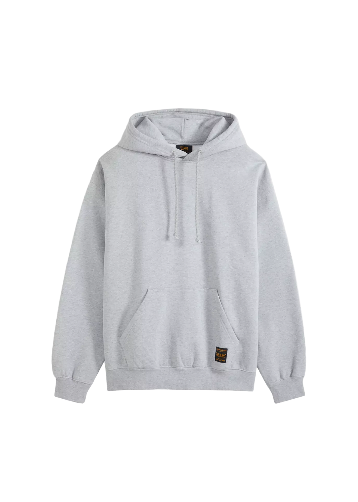 Levi's Felpa da uomo con cappucio Workwear grigio chiara